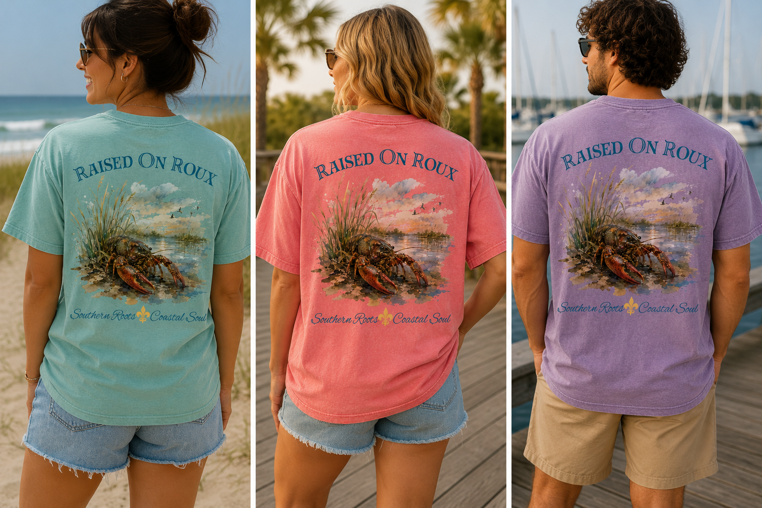 Watercolor Crawfish Tee