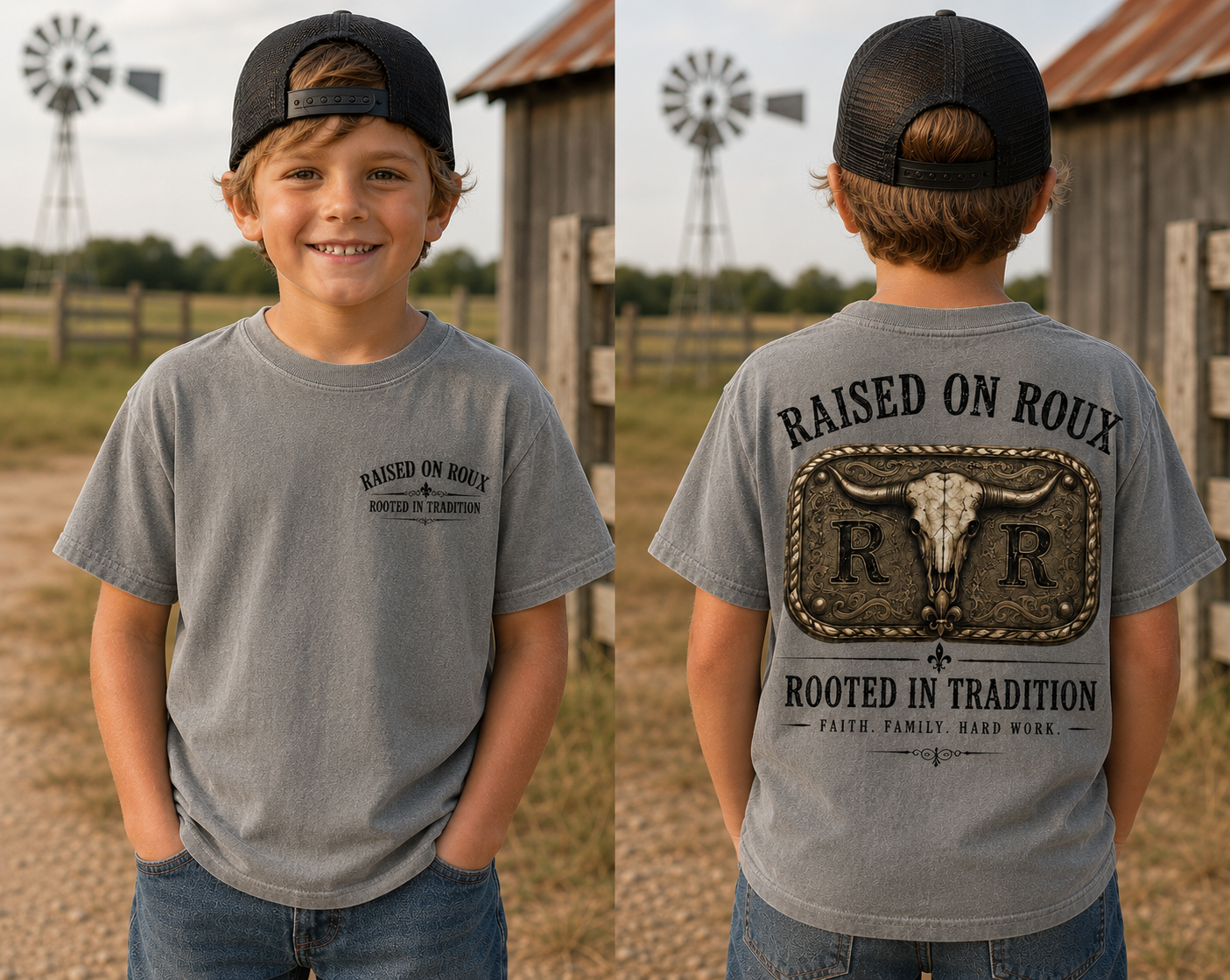 Youth Heritage Buckle Tee